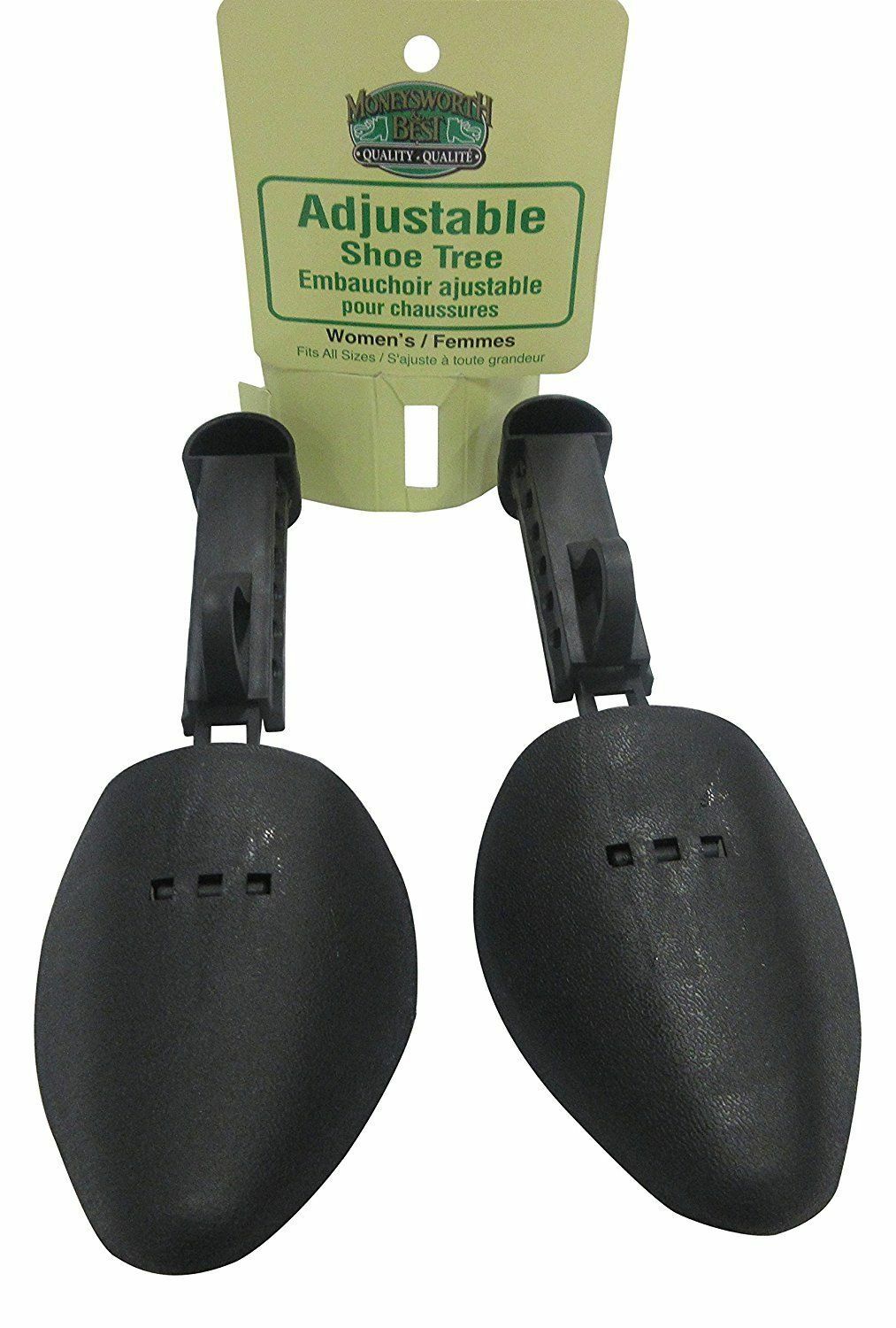 Moneysworth & Best Adjustable Women’s Men’s Shoe Tree – Fits All Sizes – 1 Pair