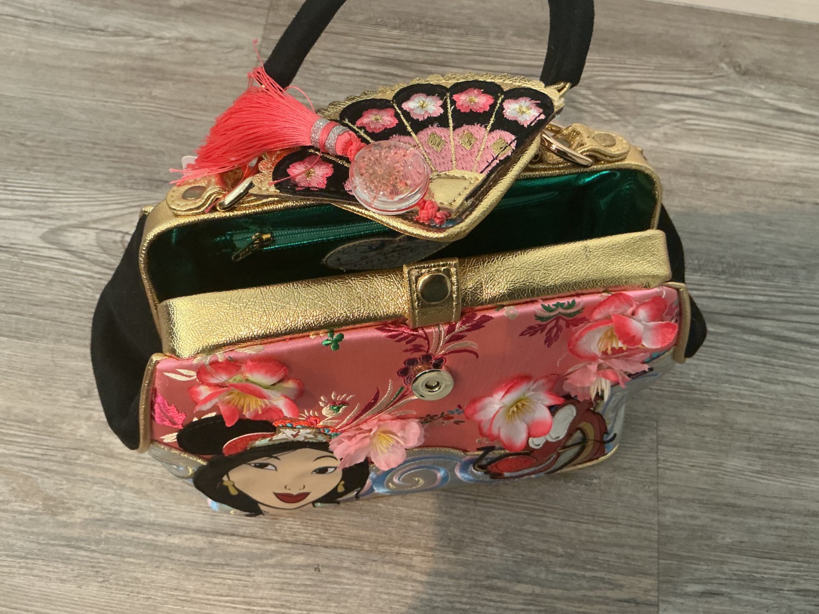 Irregular Choice Disney Mulan Lt Dreams Blossom Satchel Handbag Mushu Brand New