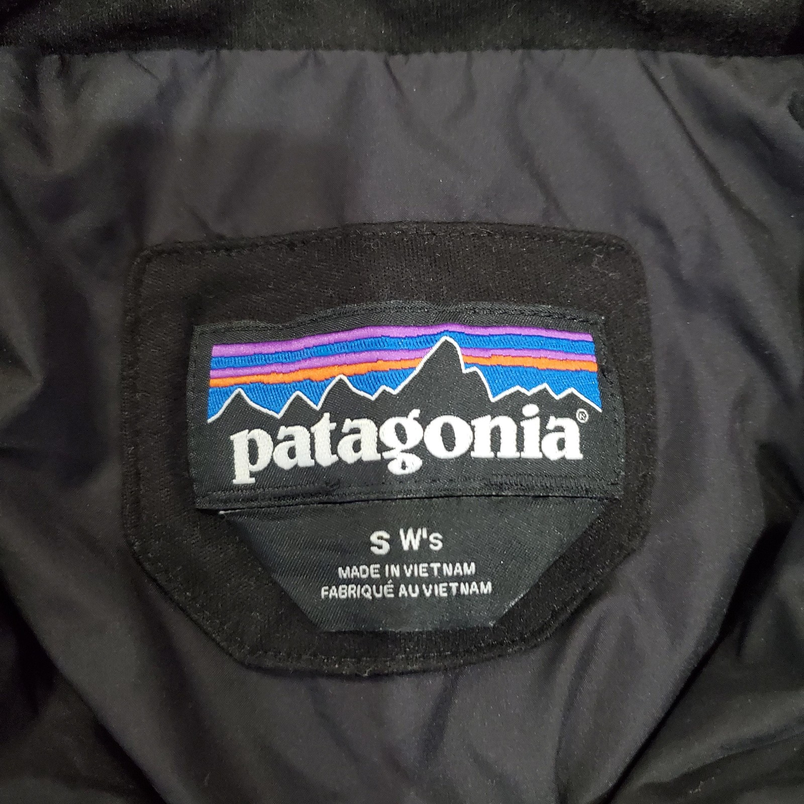 Patagonia Radalie Jacket Womens Small Black Insulated Puffer Full Zip STY27690