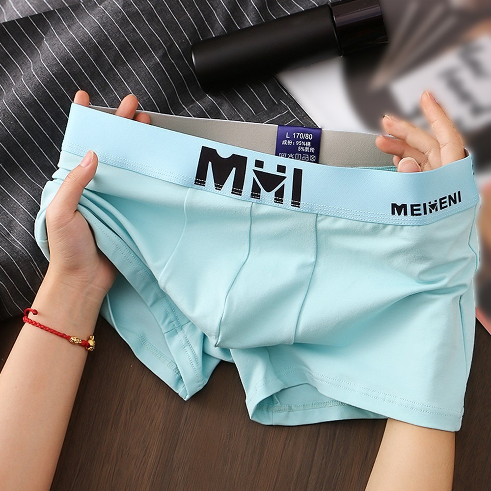 Men Briefs Underpants All Seasons Cotton Fashion M-3XL Trunks Breathable