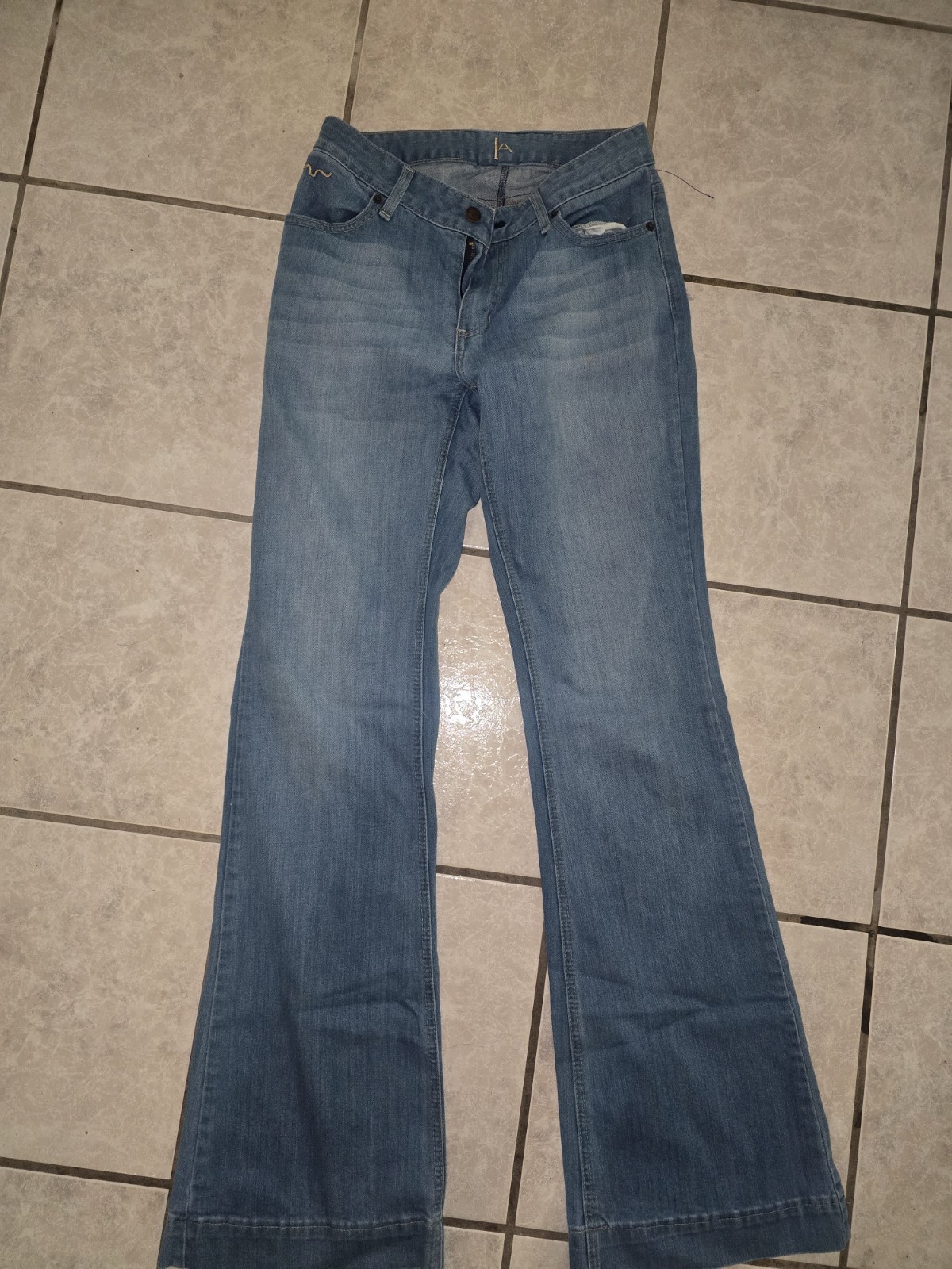 Kimes Ranch Lola Jeans Womens Size 8×34 Bootcut Flare Made In USA Western Denim