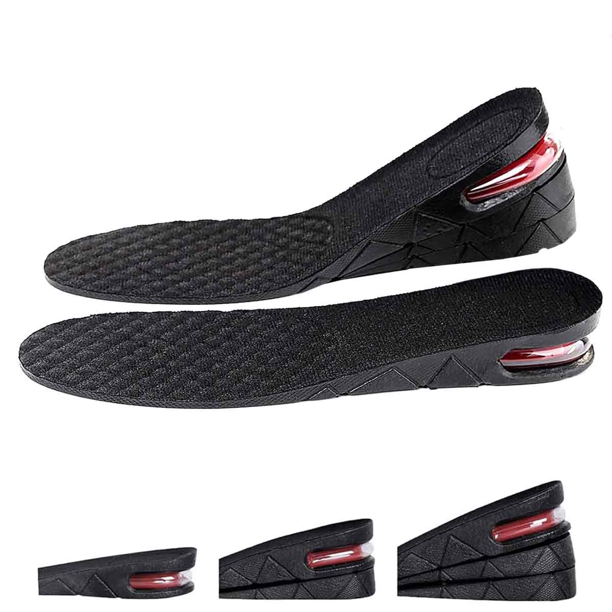7cm Shoe Increase Lifts for Men and Women Insole 3 Layer Height Heel Air Cushion