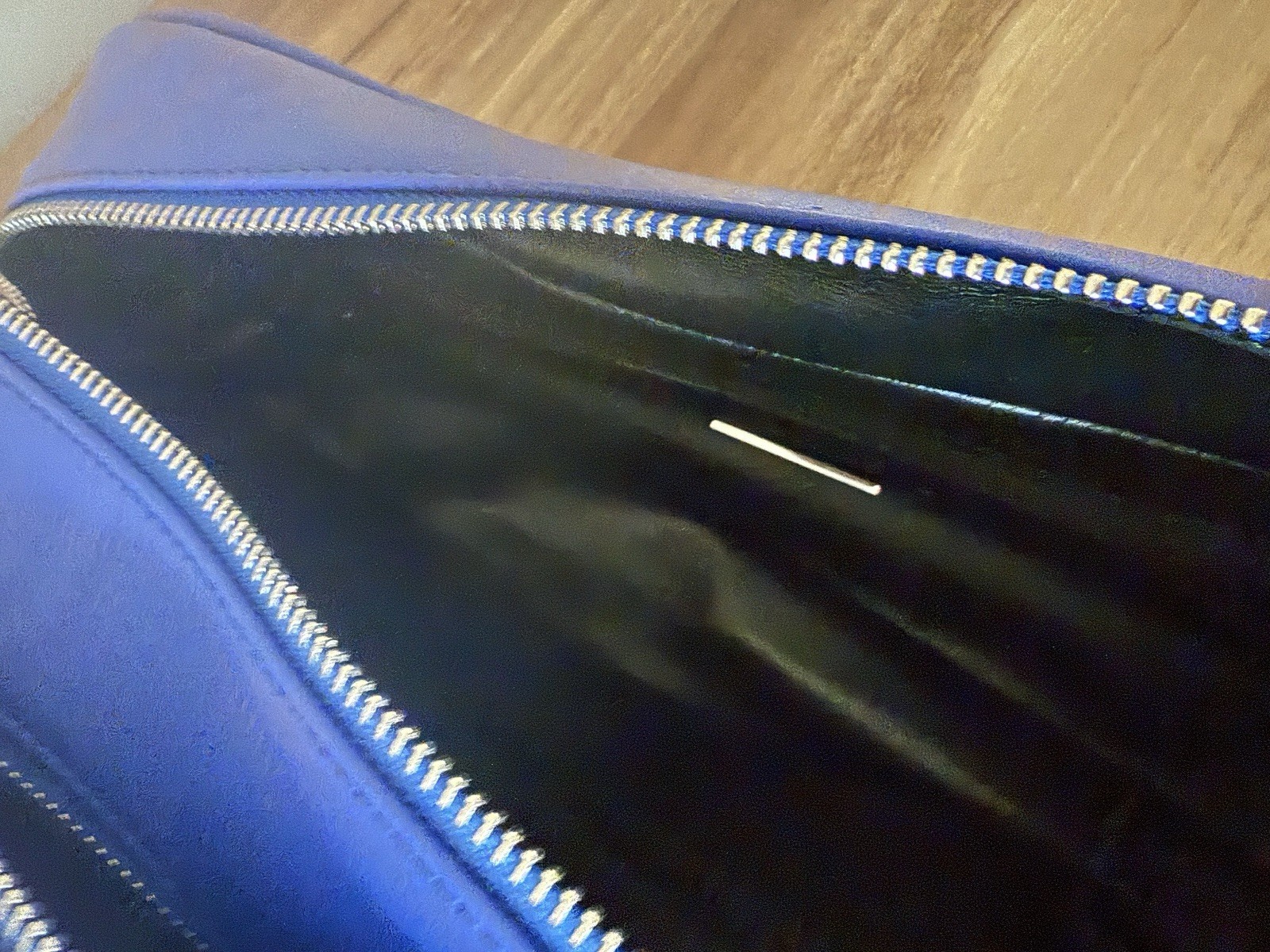Larusmiani Milano Wash Bag Kaiser – Blue – Toiletry Bag – Made in Italy