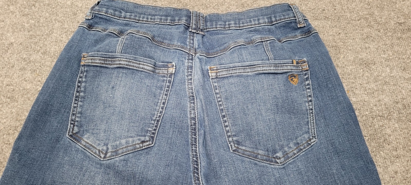 Kuhl Denim Jeans Women’s 12 Reg Stretch Straight Leg High Rise Comfy Outdoor