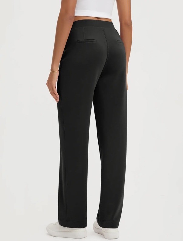 Ododos New Workleisure Black Wide leg Trousers Size 2X