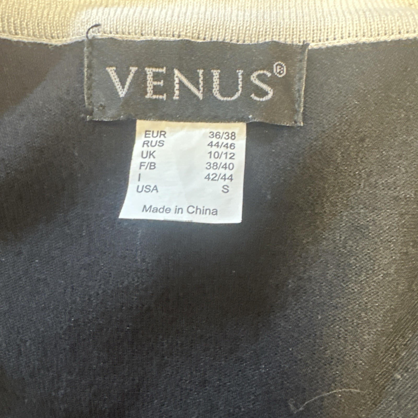 Venus Misses S Sleeveless Mini Sweater Dress Black White Pullover Knit Chic
