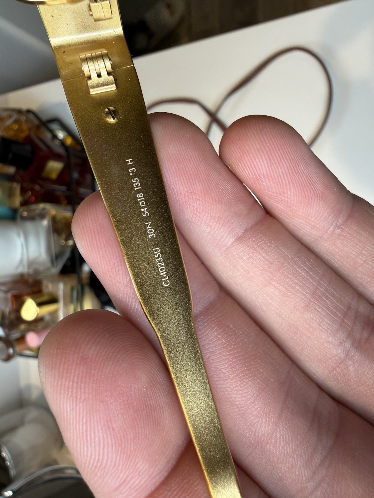 CELINE TRIOMPHE METAL 01 SUNGLASSES IN METAL