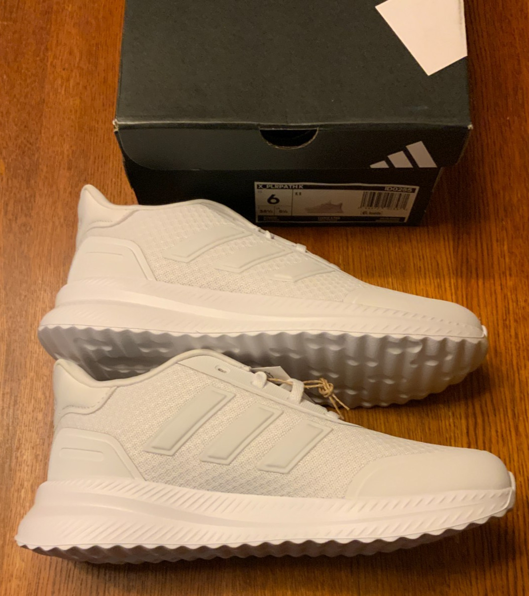 Adidas Kids’ X_PLR Path, Style# ID0255, Size 6, Color White/Grey