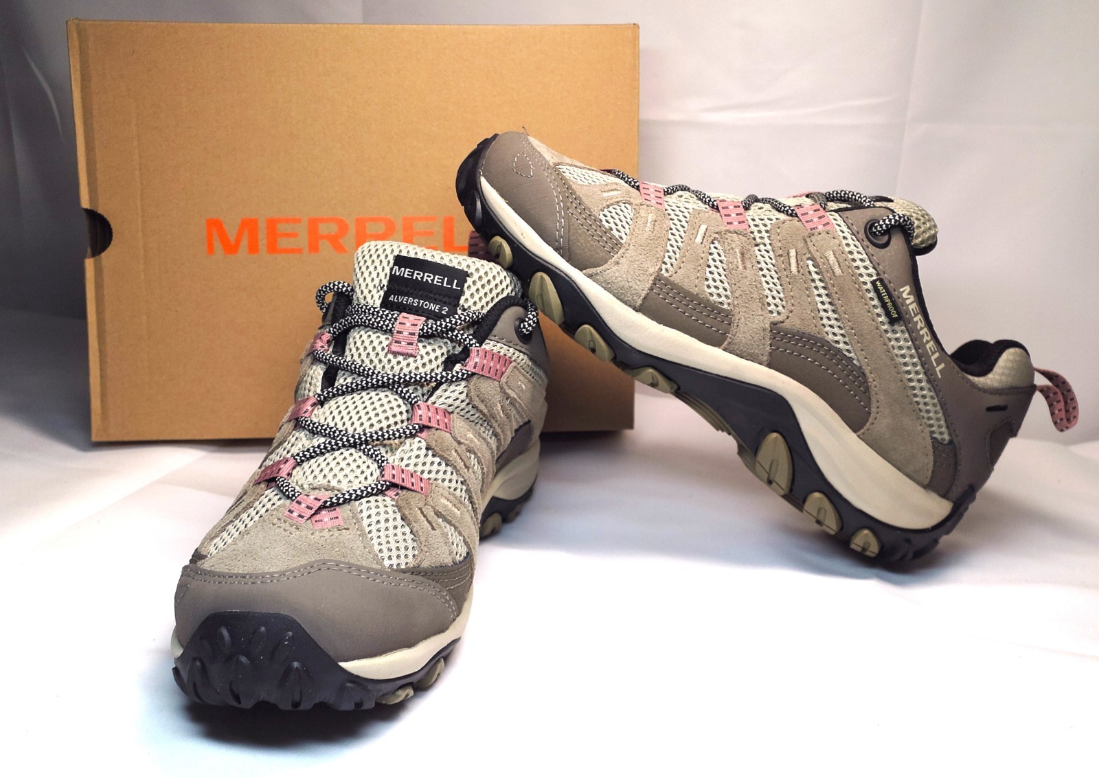 Merrell Alverstone 2 WP Aluminum Womens Hiking Sneakers