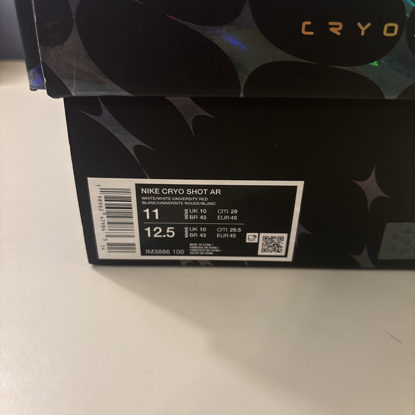 Virgil Abloh Archive x Nike Cyroshot Zoom M9 ‘USA’ Men (IM3886-100) Size 11M