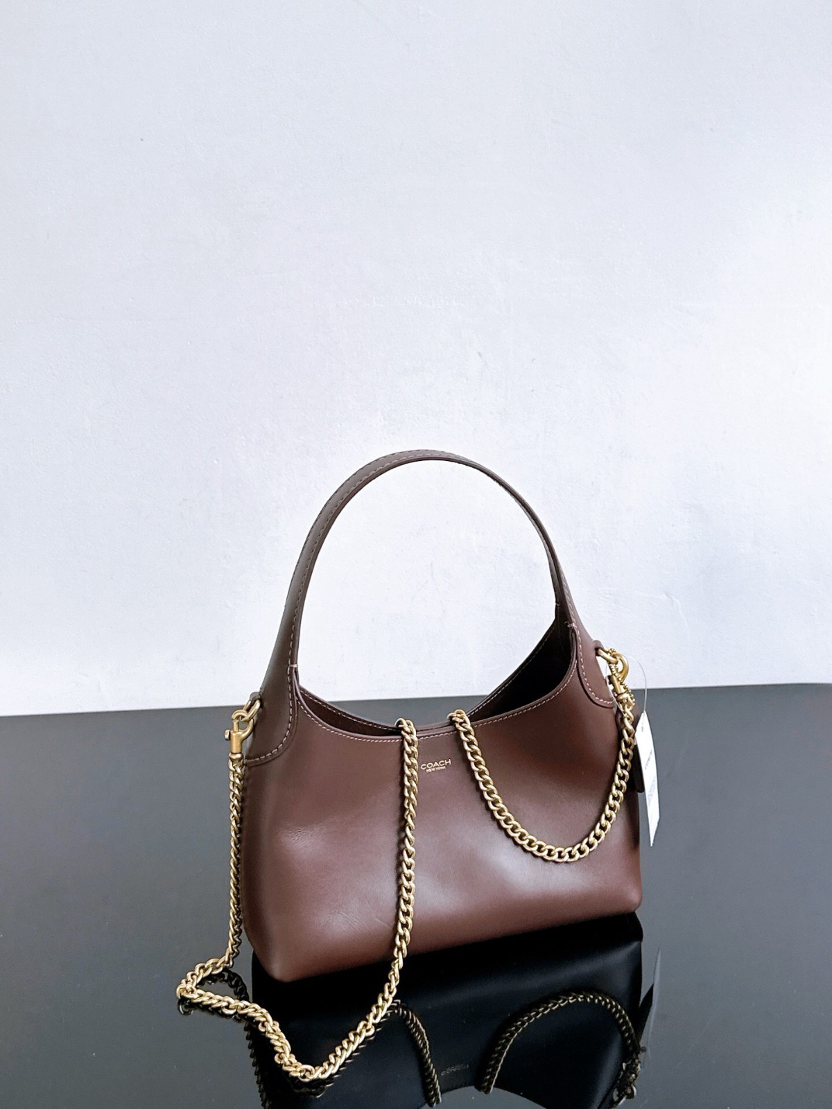 COACH Brooklyn 23 Shoulder Bag Maple CW614 NWT