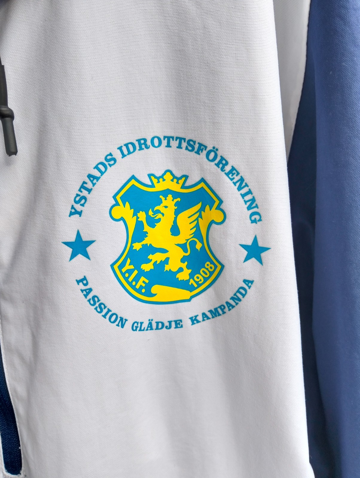 YIF Ystads IF Team Jacket Large Sweden Handball Club Issued Hooded Jacket L