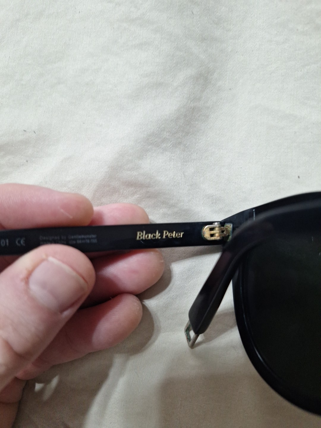 GENTLE MONSTER FLATBA BLACK PETER Black *Scratches on lens Japan