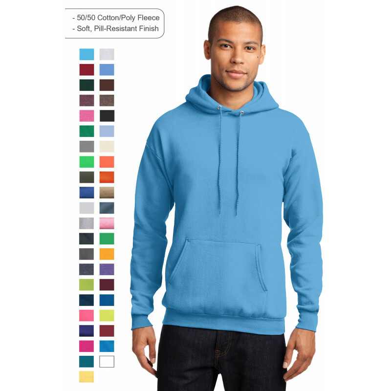 Port & Company® – Core Fleece Pullover Hooded Sweatshirt