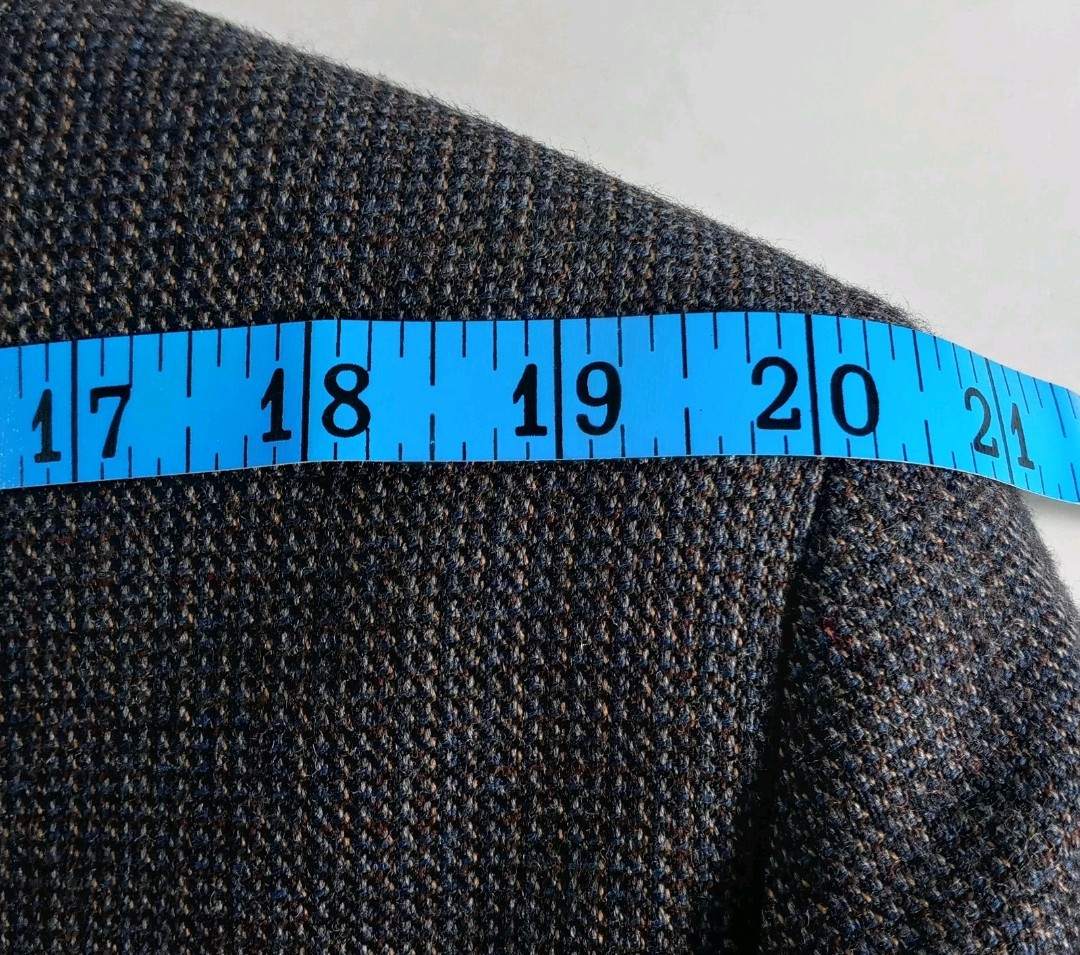 Pronto Uomo Mens Blazer 42R Lambswool Nailhead Tweed Sport Coat Suit Wool Jacket