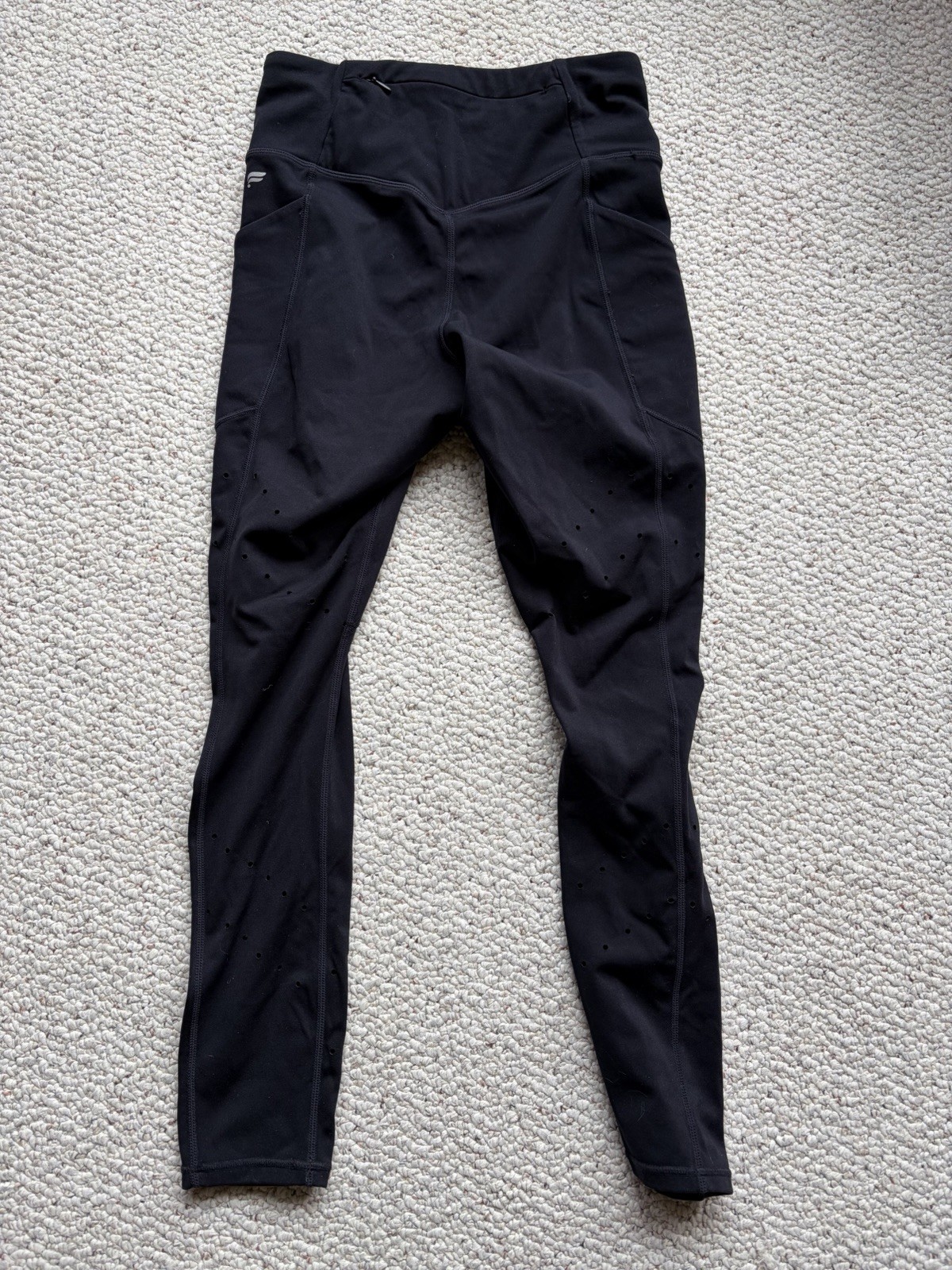 Fabletics Motion 365 Black Womens leggings Size XS, Athletic, Yoga, pockets