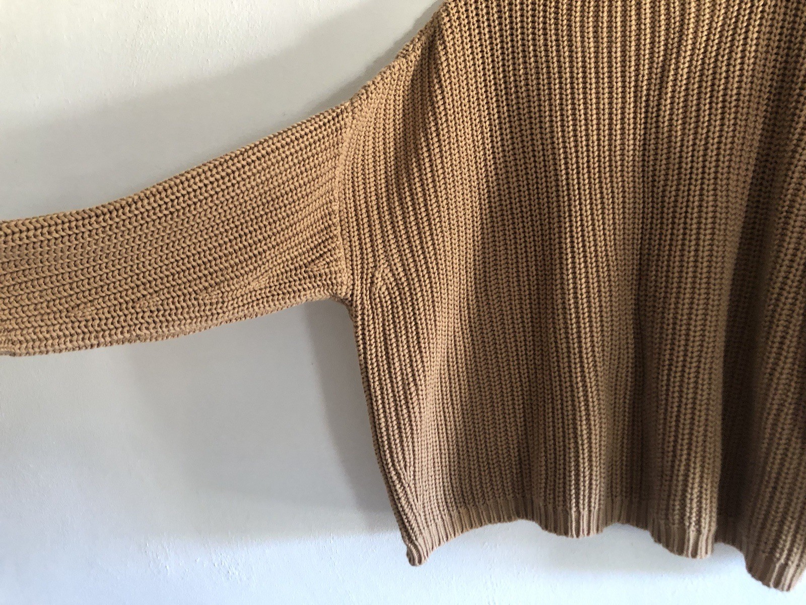 The Simple Folk Women’s Organic Cotton Chunky Knit Sweater Brown Caramel US 8