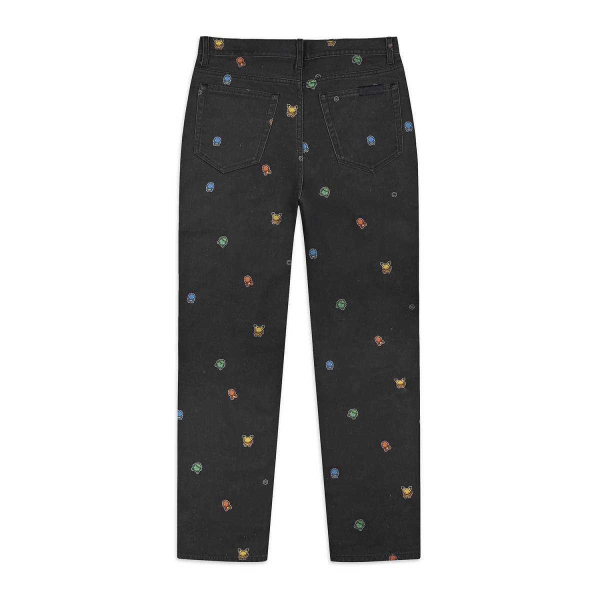 Pokémon × Dolly Noire: Pixel First Partner Pokémon Denim Pants – Adult Size M