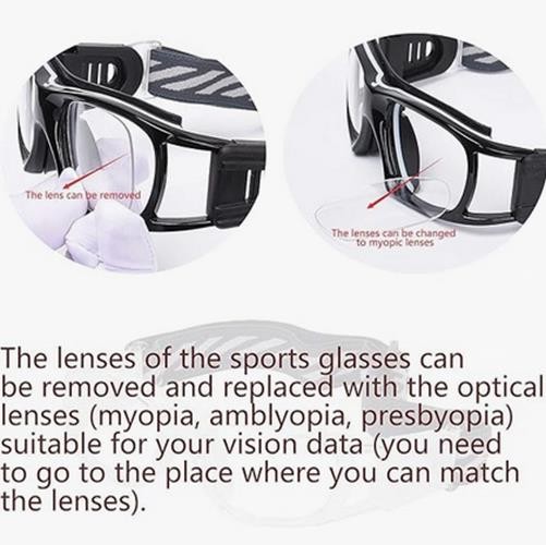Sports training eyeglasses Basketball Football Safe Training Anti Fog