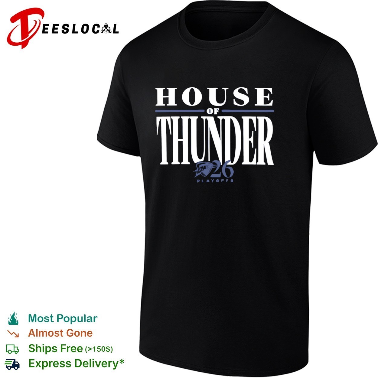 Thunder Game 1 Playoff shirt