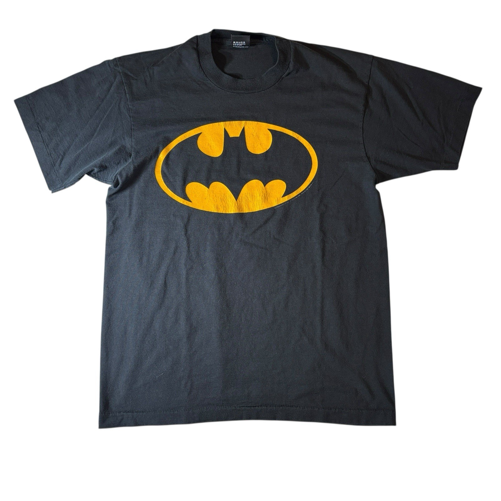 Vintage Batman DC Comics Single Stitch T Shirt Black Made In USA Men Large