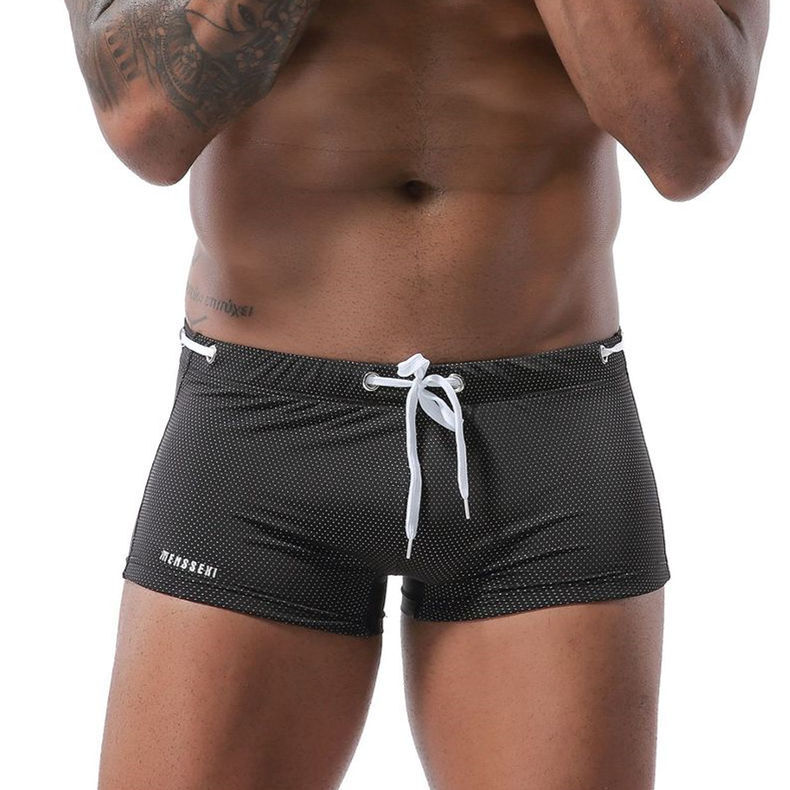 Mens Swimming Trunks Boxers Briefs Swim Shorts Swimwear Swimsuit Beach Shorts