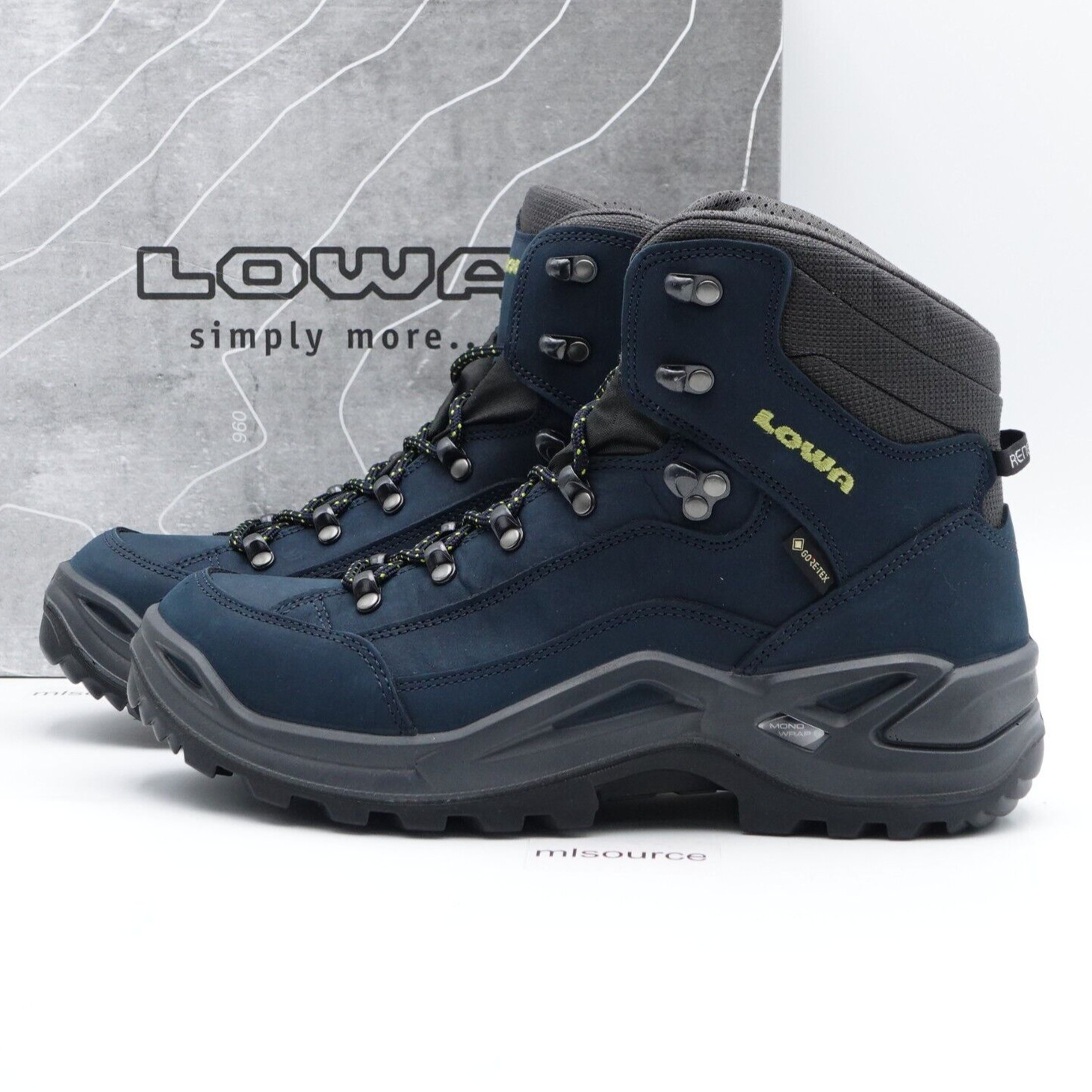 Lowa Renegade GTX Mid Gore-Tex Waterproof Hiking Boot Men’s 310945-6702 Blue