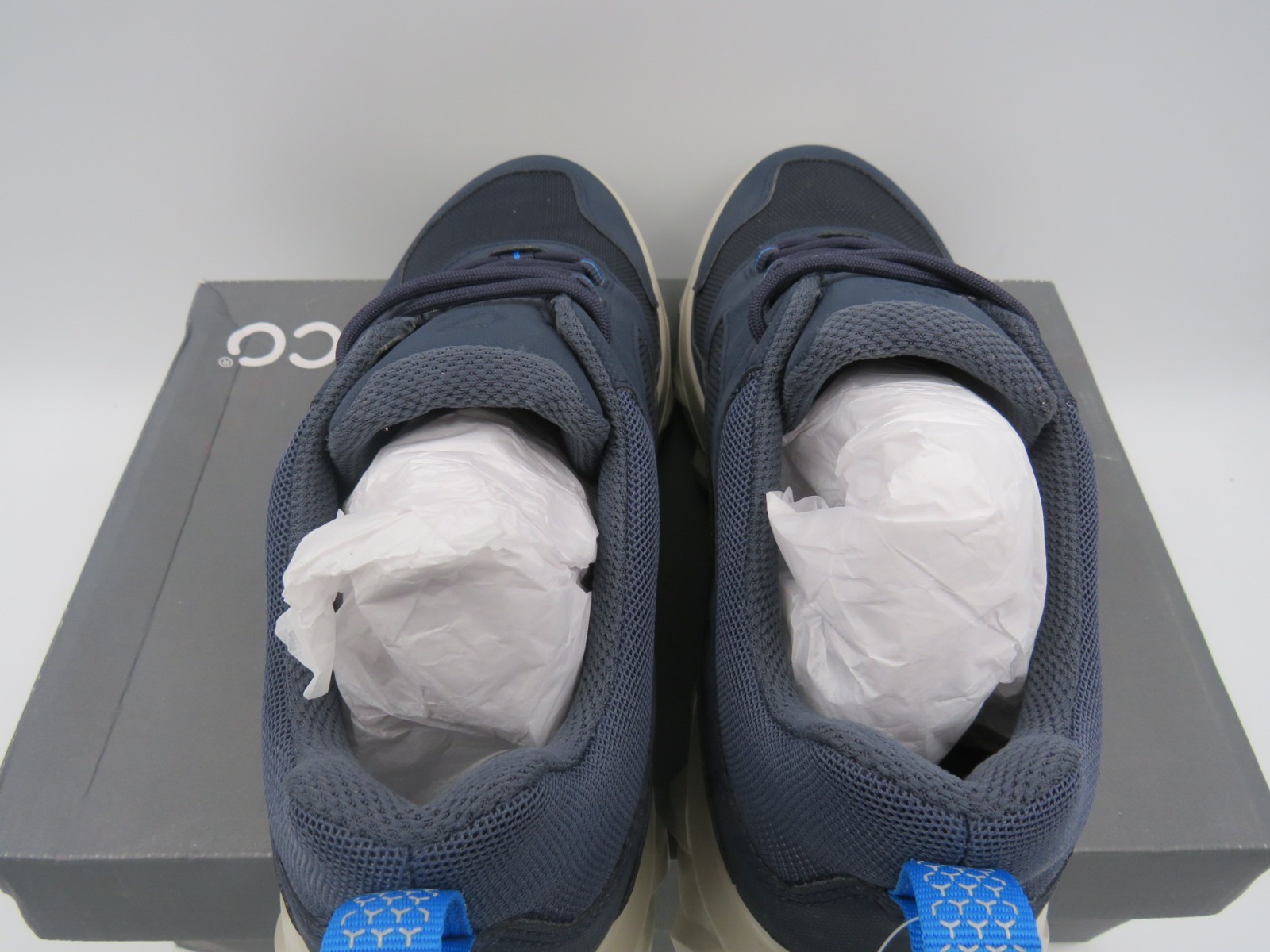 Sneakers ECCO MX M Night Sky Marine Men Size 10-10.5 Blue/White NEW
