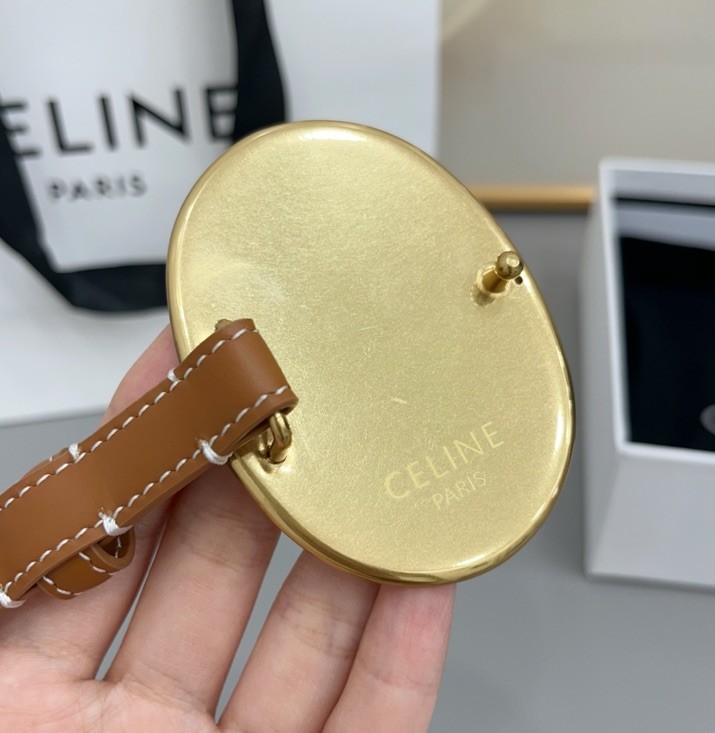 Women’s Celine Brown Leather Belt (W: 13mm/0.51in; 110 Cm