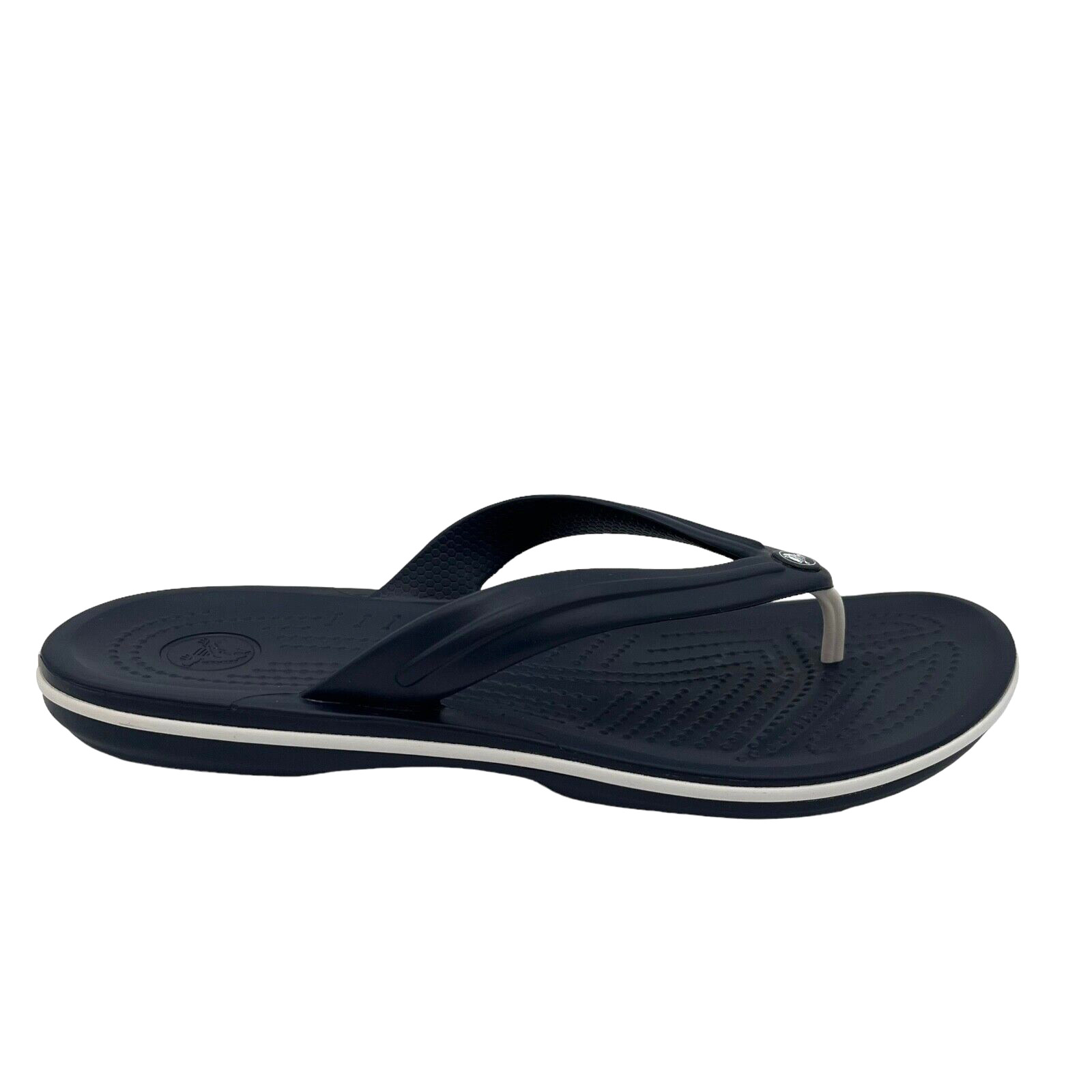Crocs Men’s Flip Flop Sandal Size 9 Navy Water Friendly Lightweight & Comfy