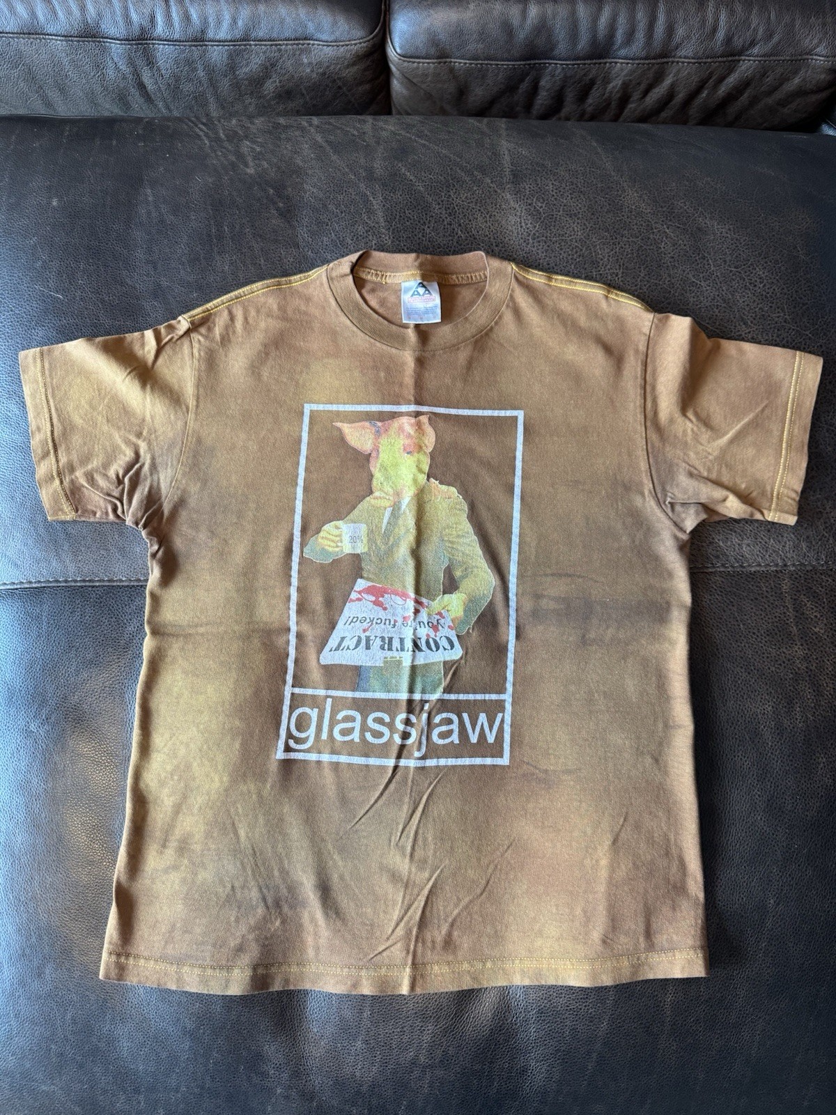 Vintage Glassjaw Shirt 2002 20.75 x 27.5 Medium Tag Worship & Tribute