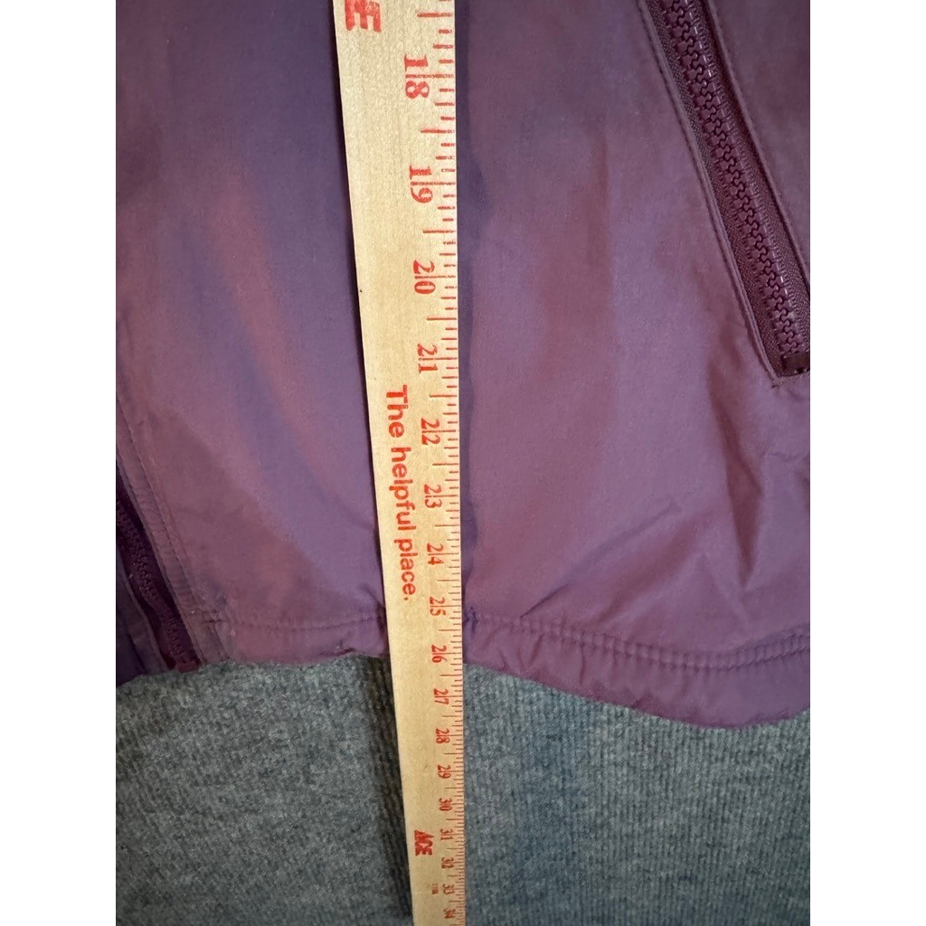 LL Bean Warm-Up Jacket Womens Medium Purple Fleece Lined Thinsulate Vintage USA