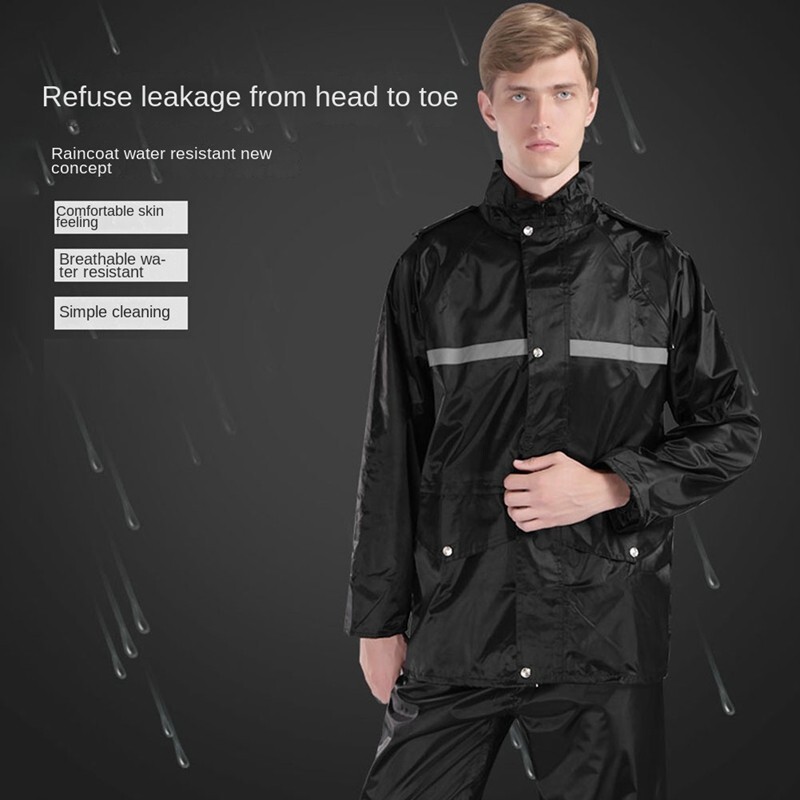 Raincoat Rain Suits Jacket Pants Waterproof Hiking Fishing Camping Women Mens