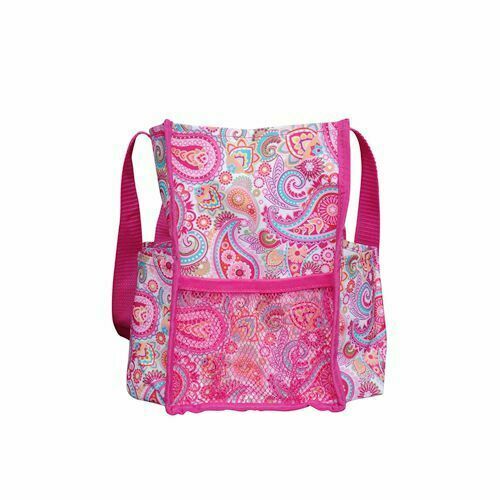 Thirty-one Utility Tote Pink Paisley Beach Travel Shopping Shoulder Bag