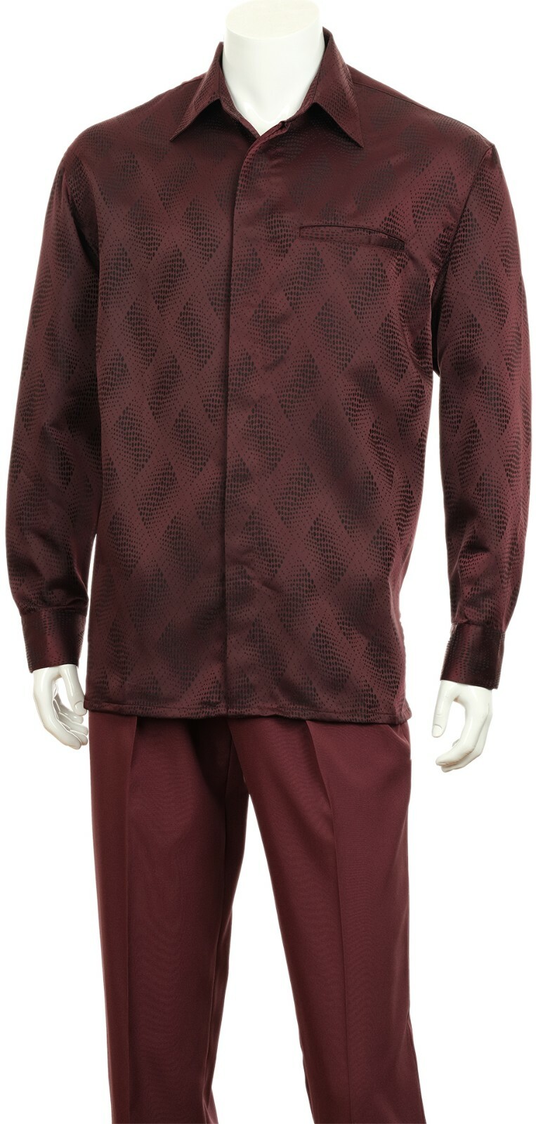Men’s Two Piece walking suits Long sleevs Design By Fortino Landi M 2766