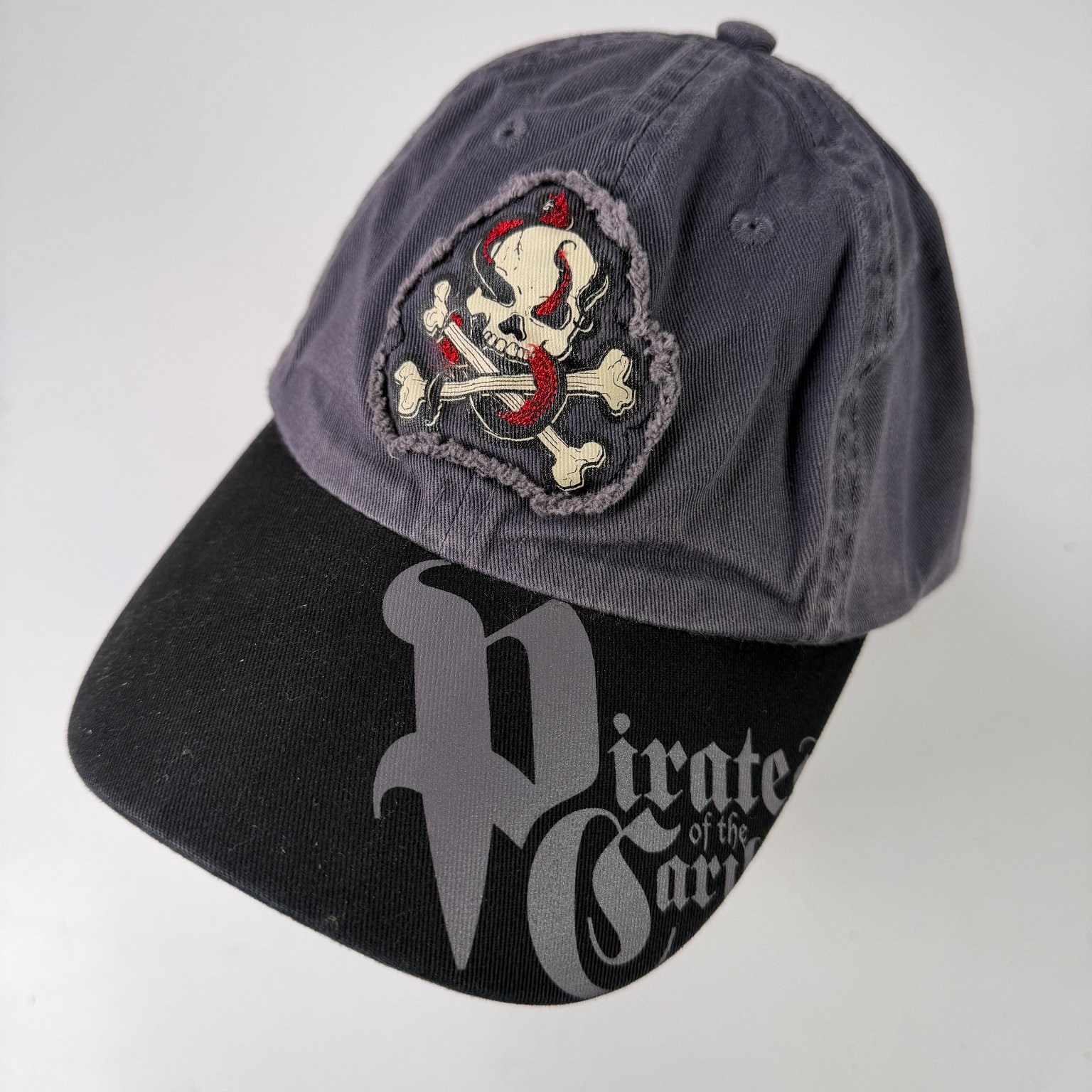 Disney Store Pirates Caribbean Skull Crossbones Baseball Hat Men’s L/G