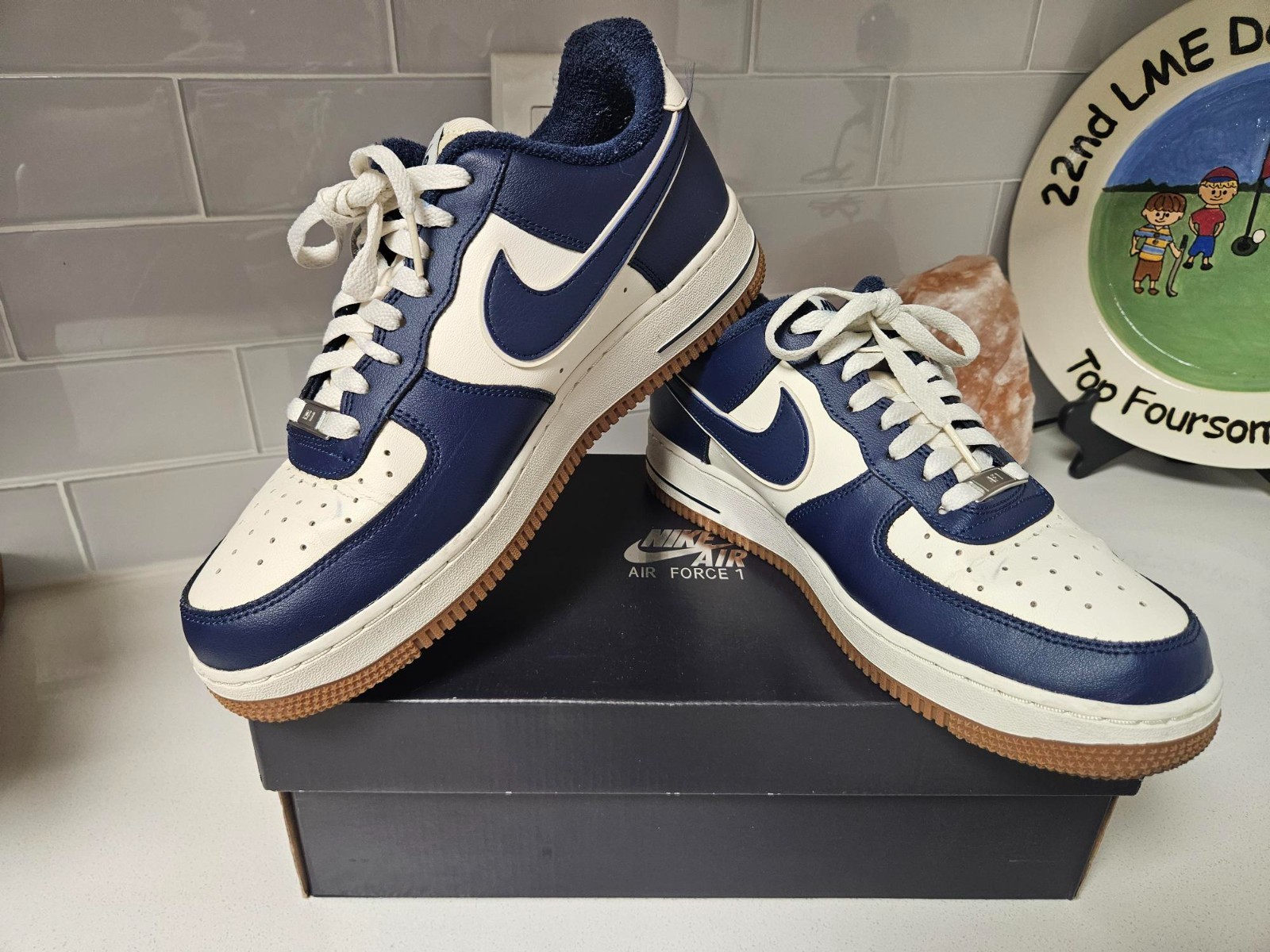 Nike Air Force 1 Low College Pack Midnight Navy Men 8.5 Women 10 DQ7659-101