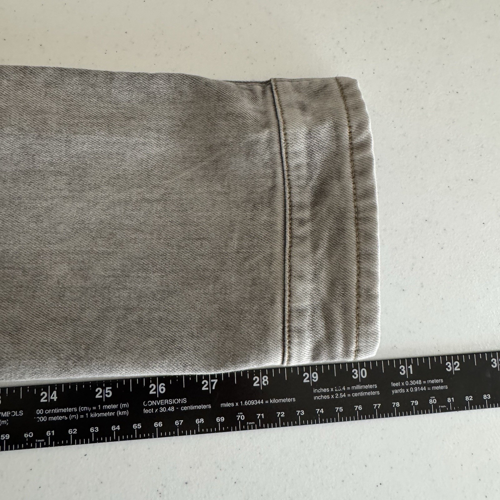 G-Star RAW 5620 3D Zip Knee Super Slim Gray Jeans Men’s 34×30