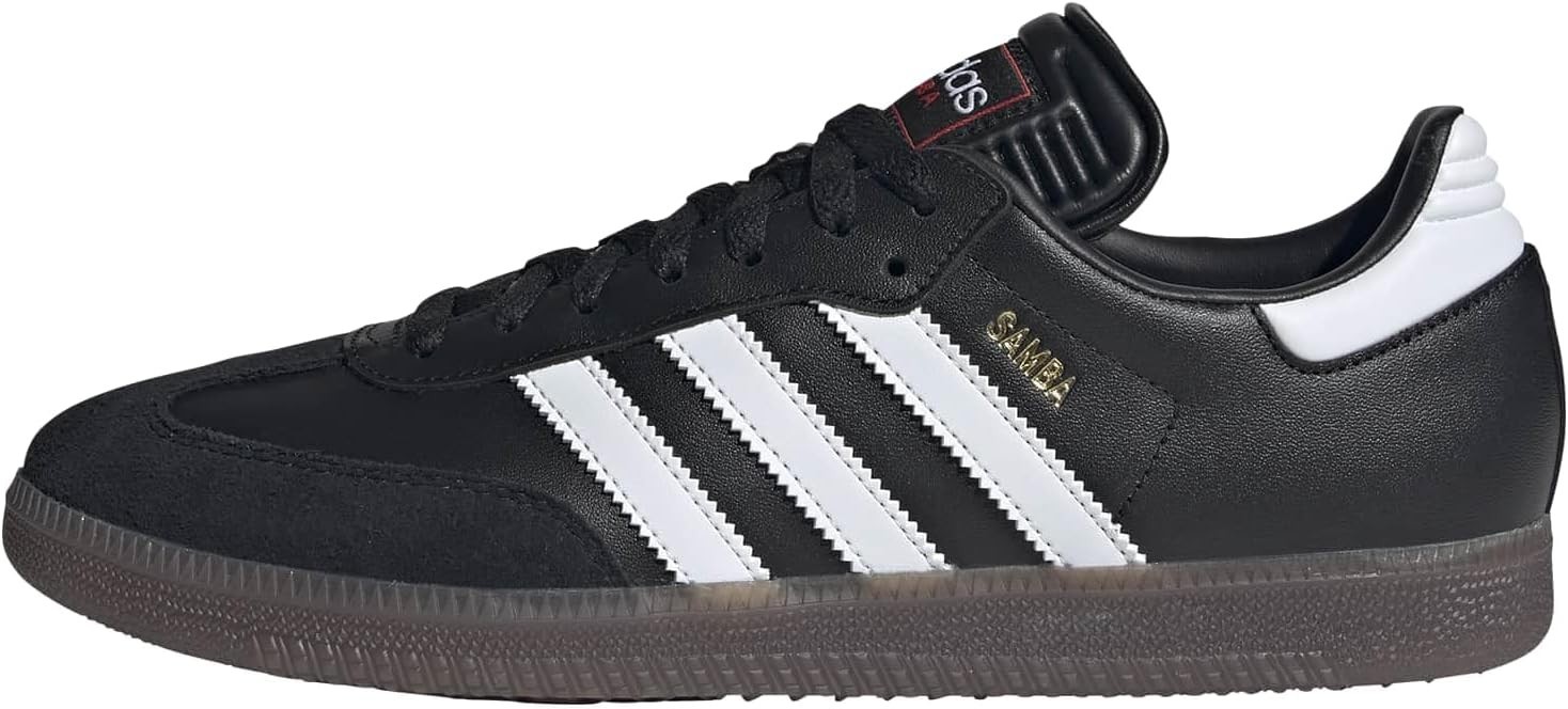 adidas Unisex Samba Indoor Sneaker, Black/White/Vivid Red, 7 US Men – NEW