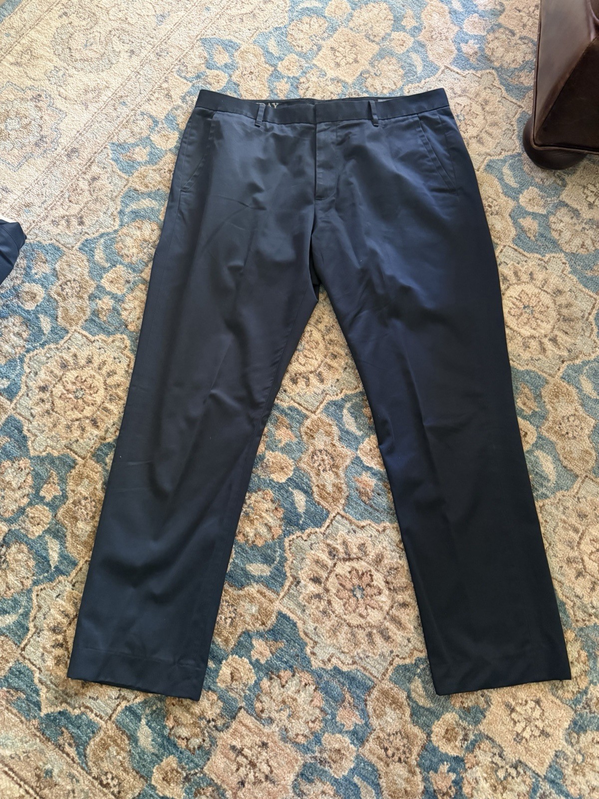 Bonobos Men’s Monday Dress Pants 36×32 Navy Blue Athletic Fit