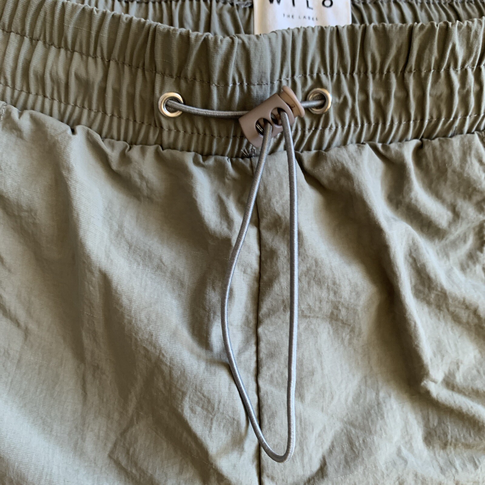 Wilo The Label Anthropologie Women’s Parachute Pants Joggers 90’s Green Large L