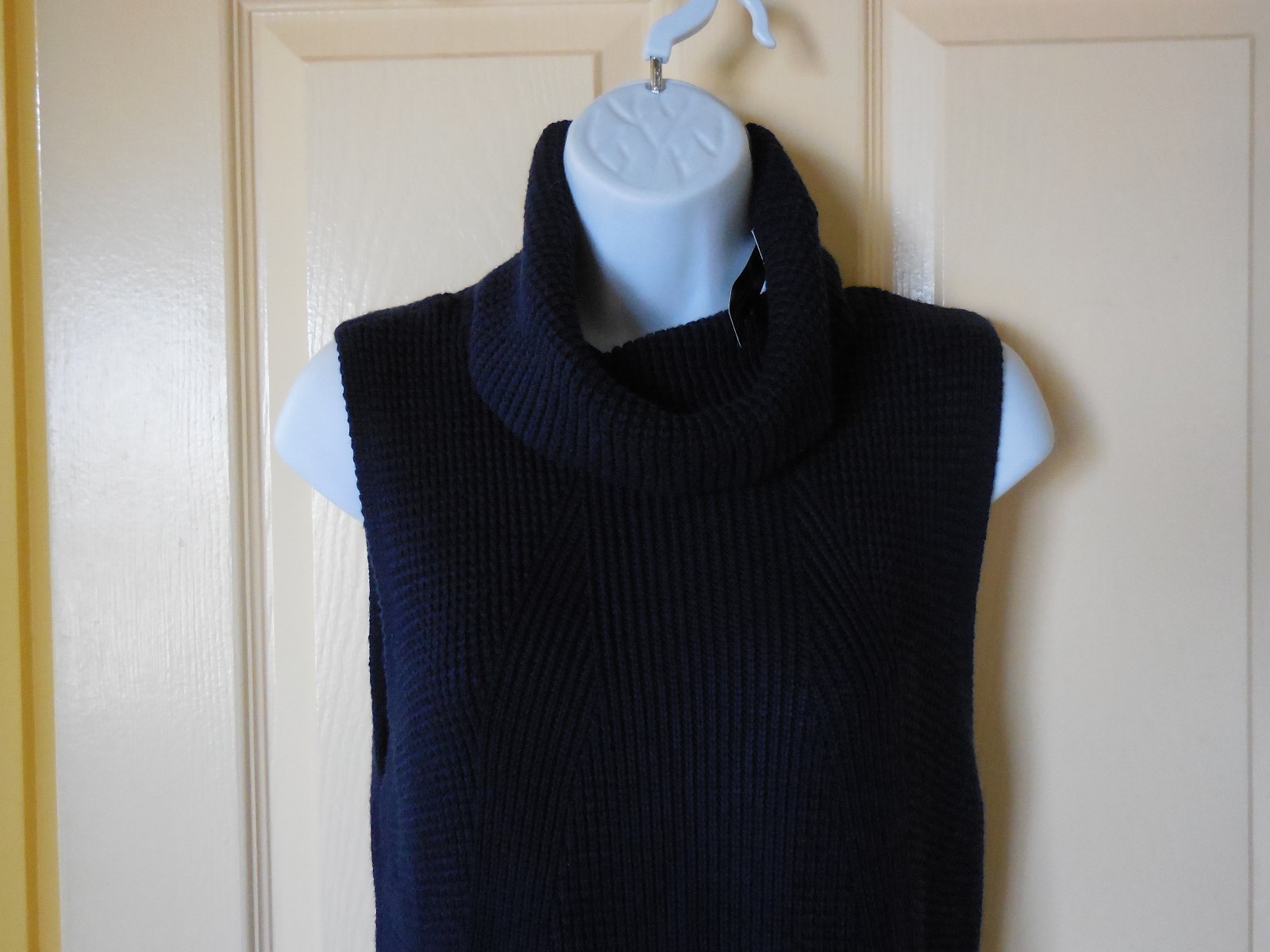 WHITE HOUSE BLACK MARKET Textured Tabard Tunic Officer Blue Please Choose Size