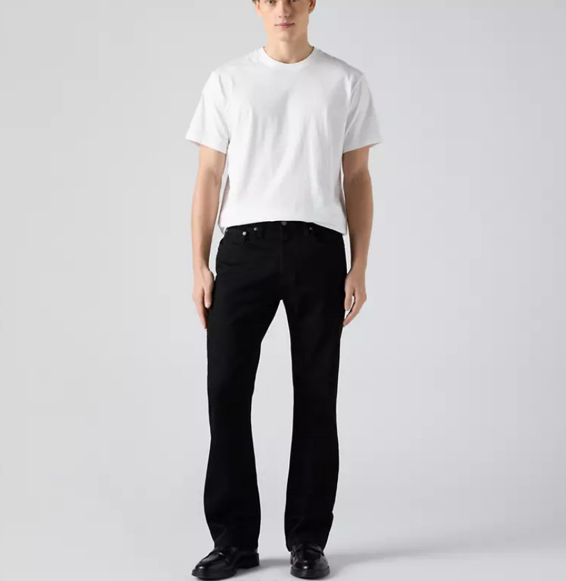 Levi’s 527™ Slim Bootcut Men’s Jeans, Native Cali – Black | NEW