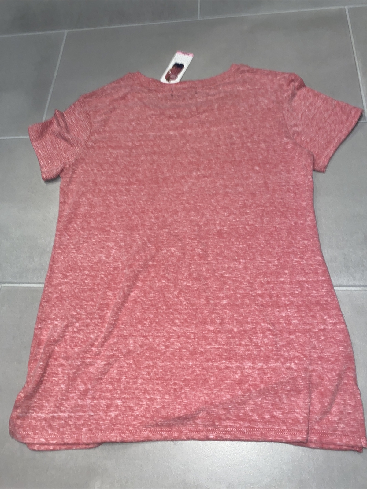 Modern Canvas Ladies Statement Tee, Size Small, Red