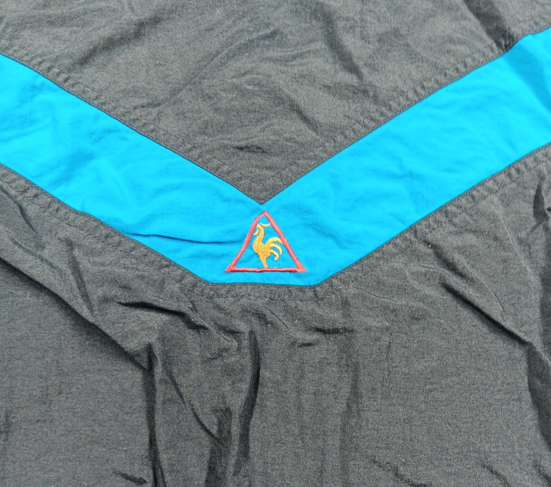 Le coq sportif Vintage Lined Jacket Men’s Med. Full Zip Sport Windbreaker