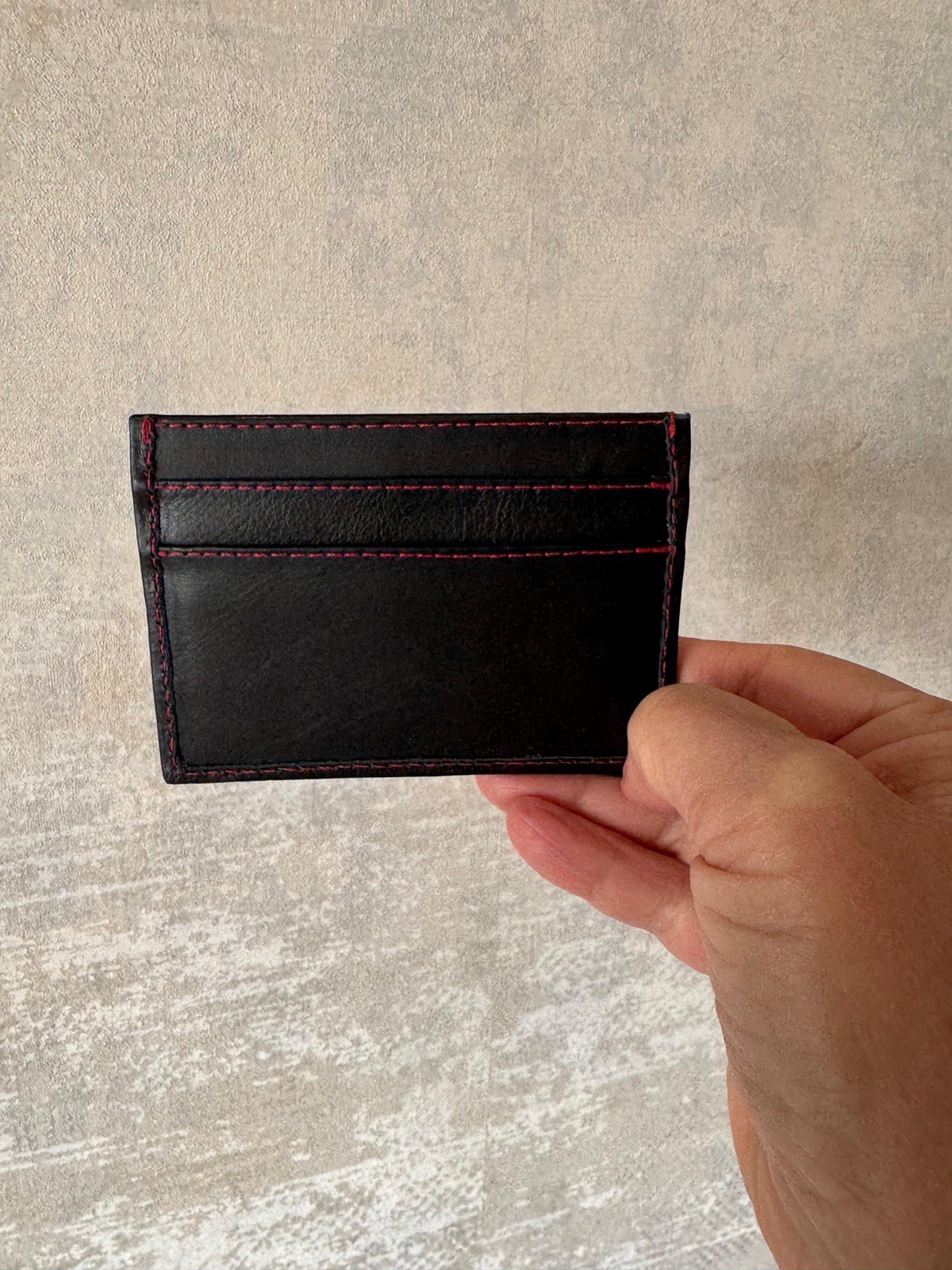 Snap-on Leather Slimline Wallet – RFID Blocking – Full Grain Leather