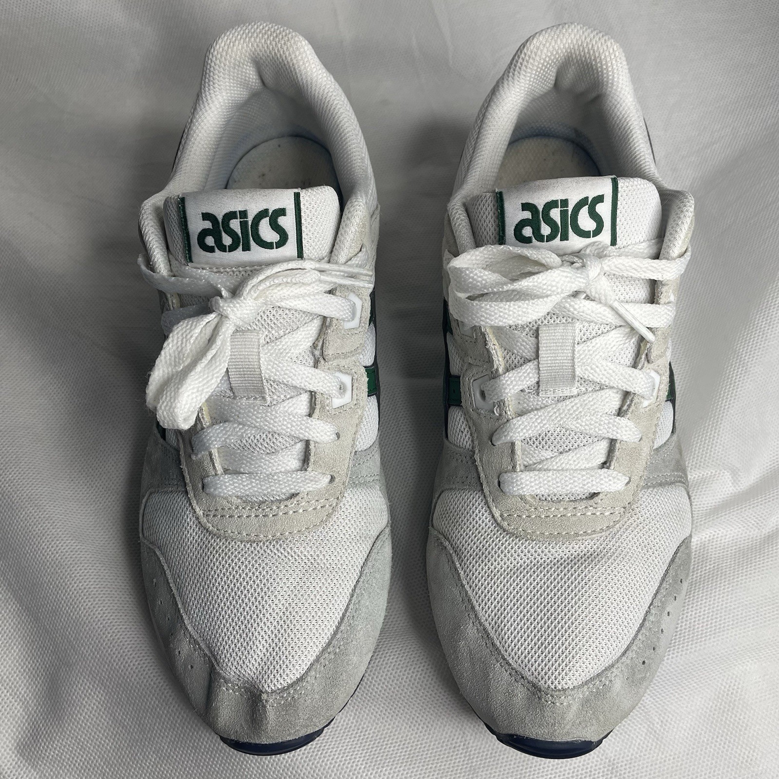 Asics Lyte Classic Casual Sneaker Shoes Mens Size US 7 White Green 1201A477-120