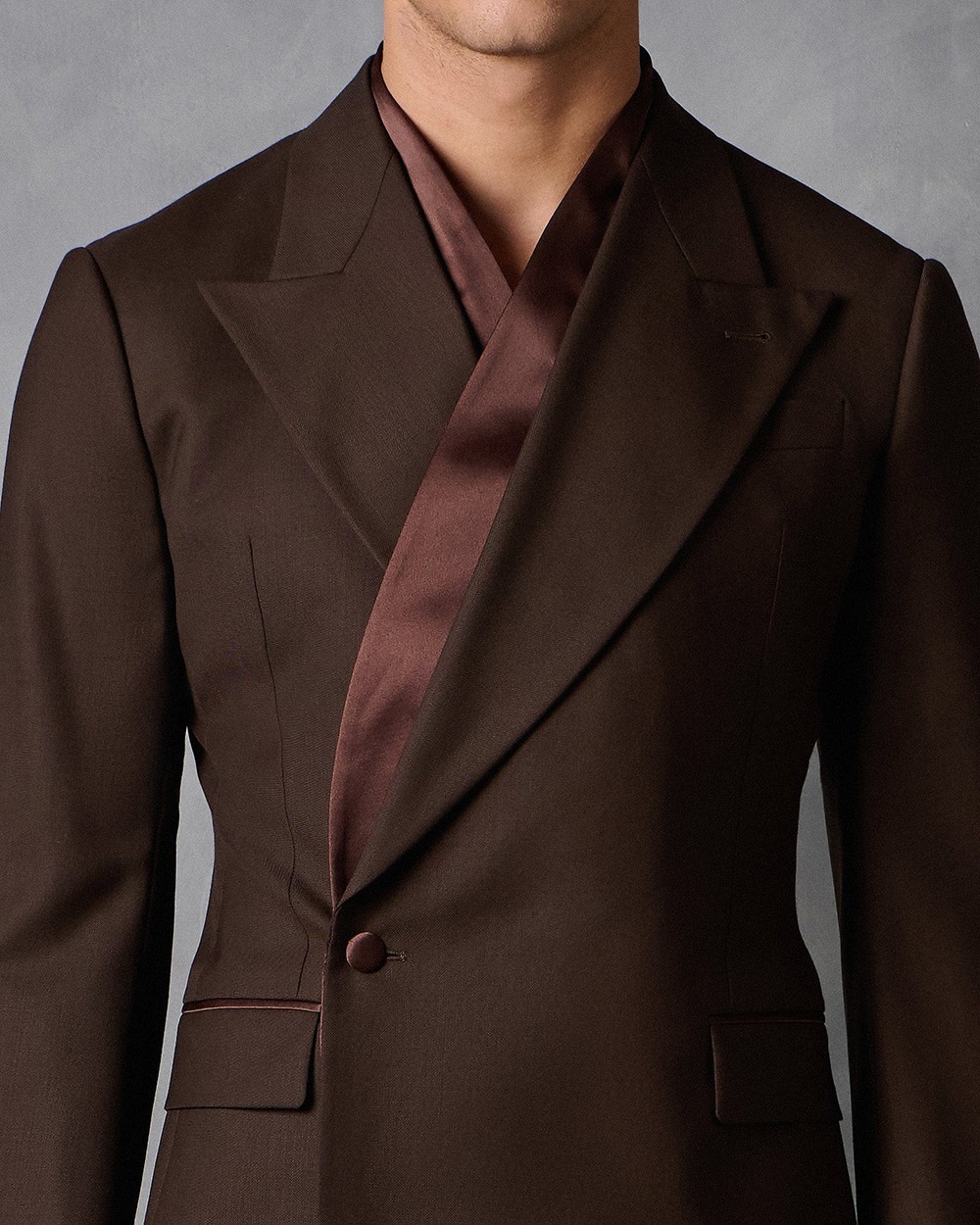 Men Suits Jackets Pants Slim Fit Formal Peak Lapel Groom Cocktail Street Wear