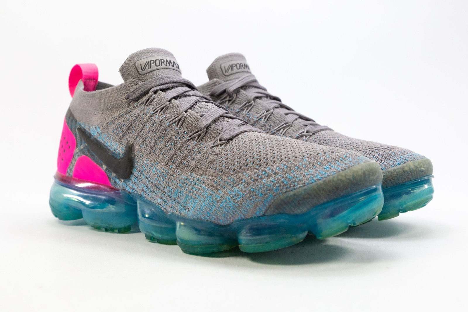 Nike Air Vapormax 2 Air Metropolis Grey Pink Teal Women’s Sneakers Size US 8.5