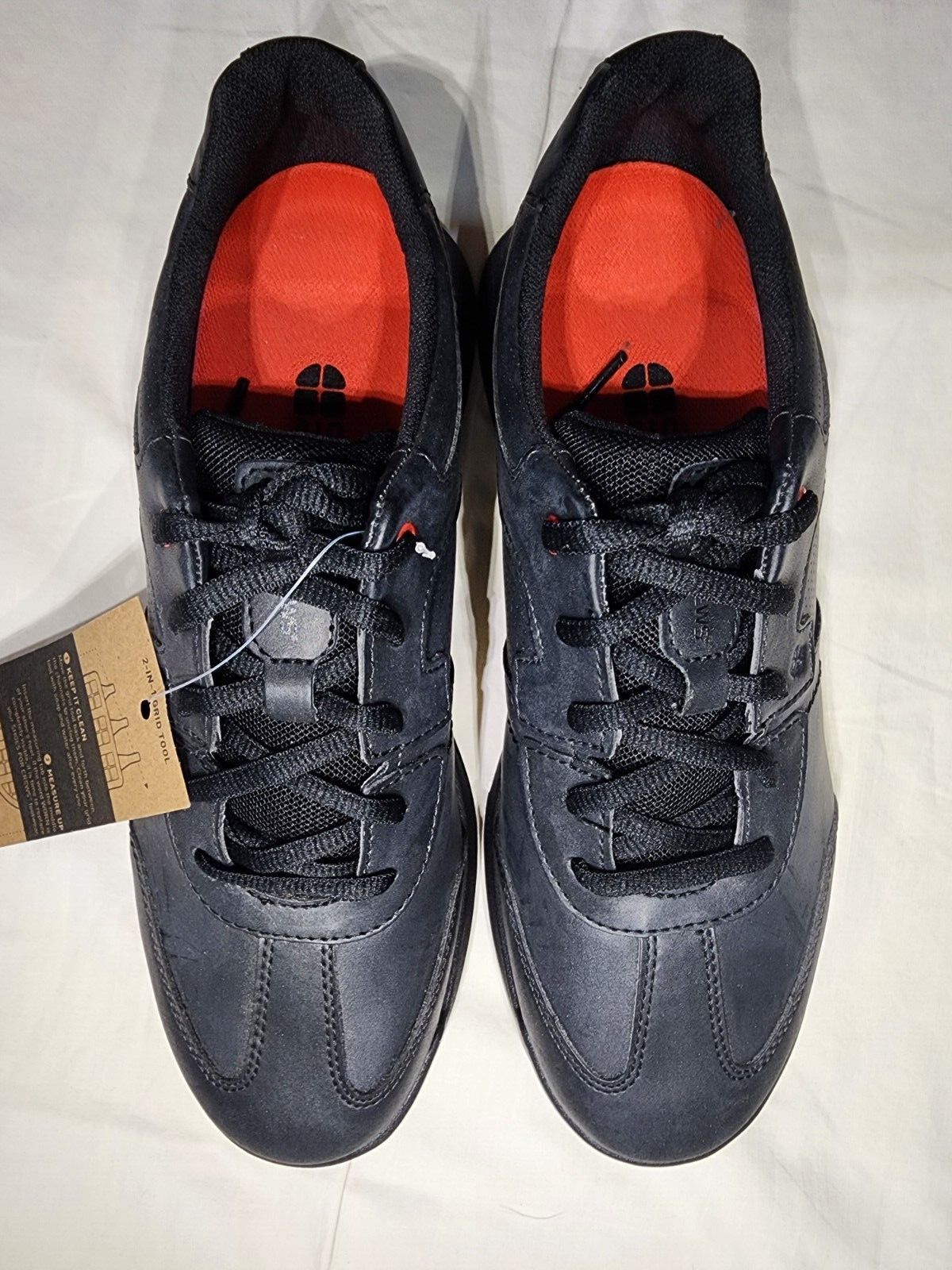 Shoes For Crews Freestyle II 38140 Work Sneaker Black Water Resistant Men Size 8